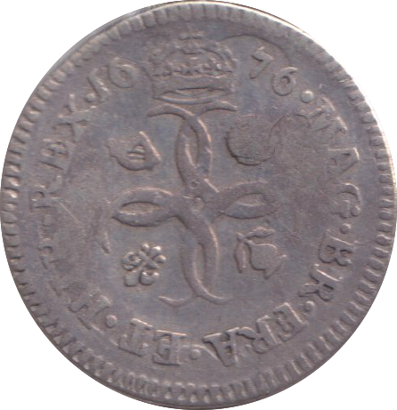 1676 MAUNDY FOURPENCE ( FINE )