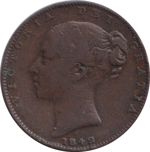 1842 FARTHING ( GF )