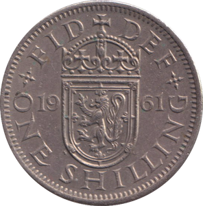 1961 SCOTTISH SHILLING ( UNC )