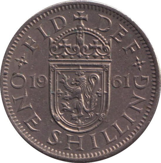 1961 SCOTTISH SHILLING ( UNC )