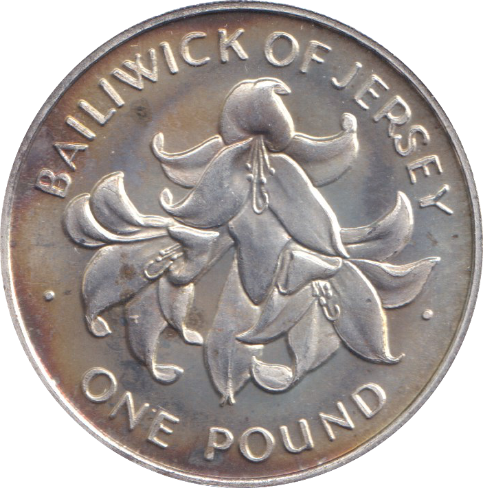 1972 SILVER BAILIWICK OF JERSEY ONE POUND