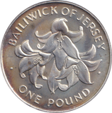 1972 SILVER BAILIWICK OF JERSEY ONE POUND
