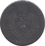 1791 LIVERPOOL HALFPENNY TOKEN