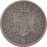 1896 HALFCROWN ( GF )