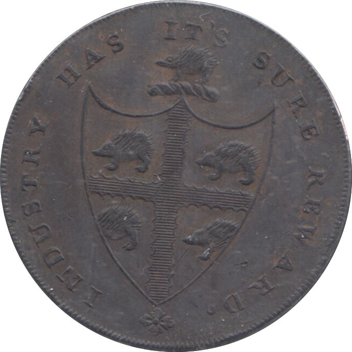 1793 BIRMINGHAM HALFPENNY TOKEN