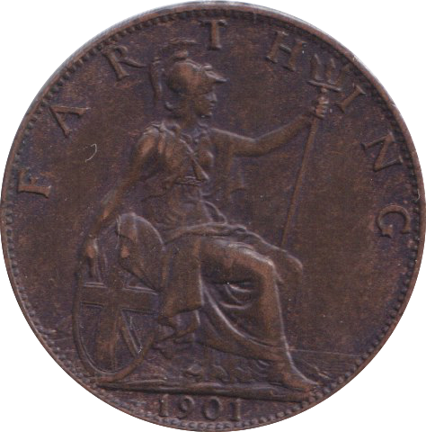1901 FARTHING ( VF )