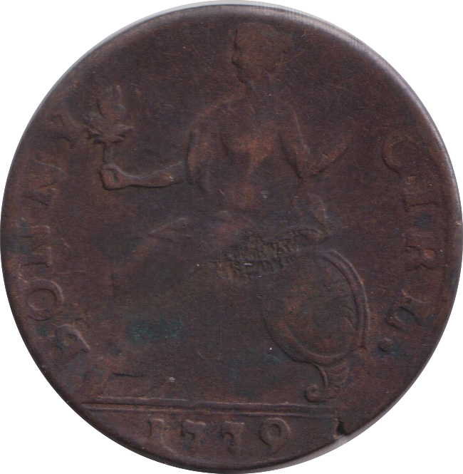 1779 HALFPENNY ( FINE )