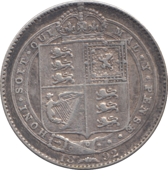 1892 SHILLING ( GF )