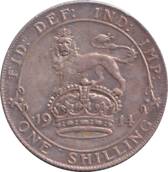 1914 SHILLING ( VF )