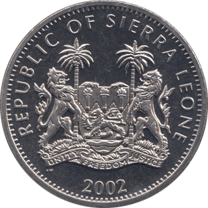 2002 ONE DOLLAR SIERRA LEONE F349