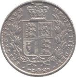1846 HALFCROWN EX MOUNT( GF )