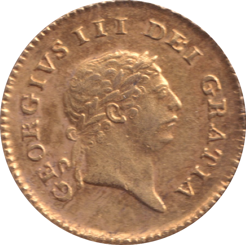 1809 GOLD THIRD GUINEA ( EF )