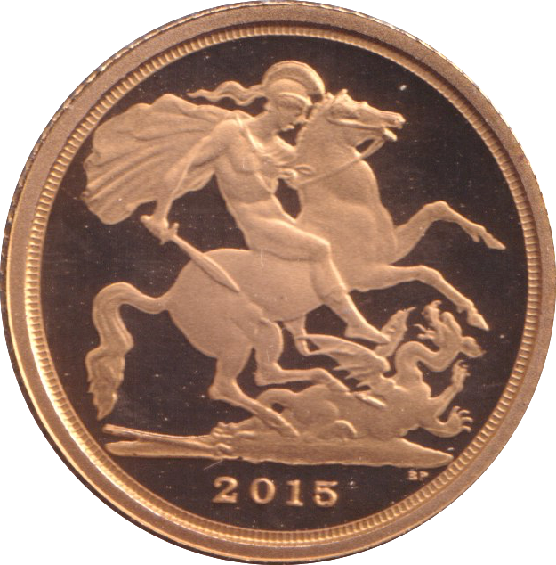 2015 GOLD QUARTER SOVEREIGN ( PROOF )