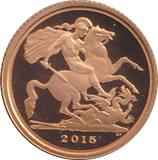 2015 GOLD QUARTER SOVEREIGN ( PROOF )