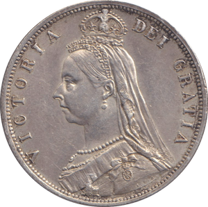 1887 HALFCROWN ( EF ) 6
