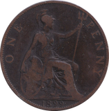 1899 CLOSE SPACED PENNY ( FINE )