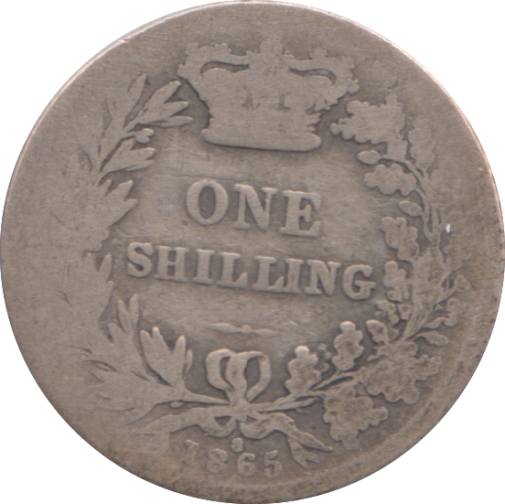 1865 SHILLING ( AUNC )