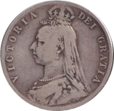 1889 HALFCROWN ( NF )