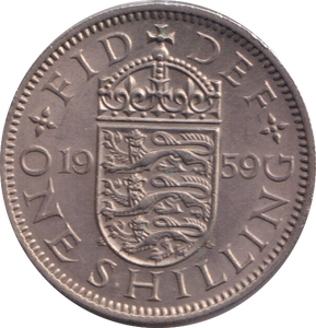 1959 ENGLISH SHILLING ( UNC )
