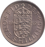 1959 ENGLISH SHILLING ( UNC )