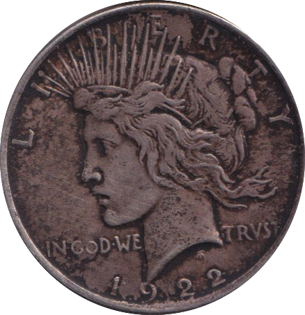 1922 SILVER MORGAN DOLLAR USA