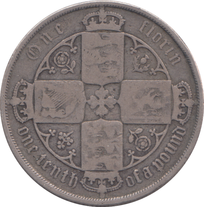 1887 FLORIN ( FINE )