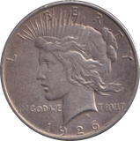 1926 SILVER PEACE DOLLAR USA