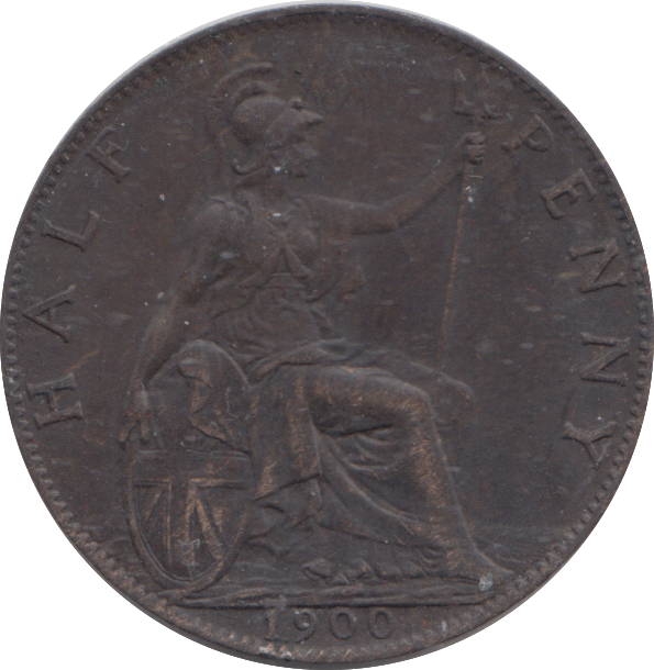 1900 HALFPENNY ( VF )