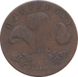 1794 WALES HALFPENNY TOKEN