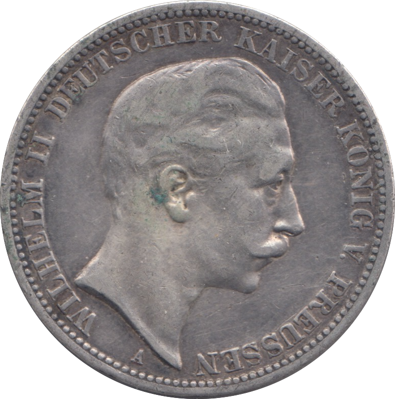 1911 SILVER PRUSSIA 3 MARK