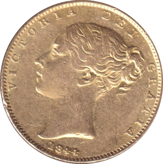 1844 GOLD SOVEREIGN ( GVF )