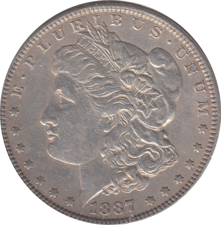 1887 SILVER ONE MORGAN DOLLAR USA