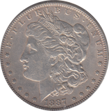 1887 SILVER ONE MORGAN DOLLAR USA
