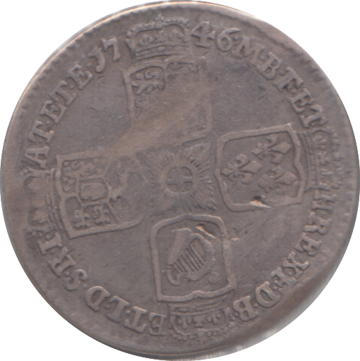 1746 SIXPENCE ( FINE )
