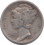 1916 SILVER USA DIME