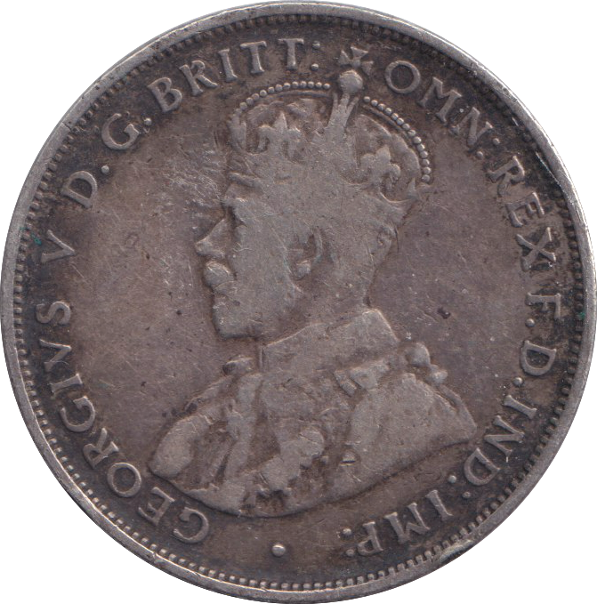 1923 SILVER 2 SHILLINGS AUSTRALIA