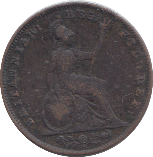 1849 FARTHING ( FINE )