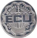 1993 SILVER 25 ECU NETHERLANDS