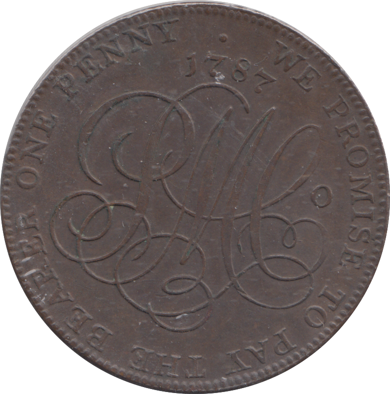1787 WALES PENNY TOKEN