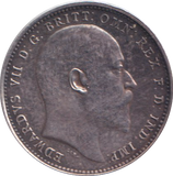 1908 AUNC MAUNDY FOURPENCE