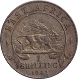 1941 SILVER SHILLING EAST AFRICA
