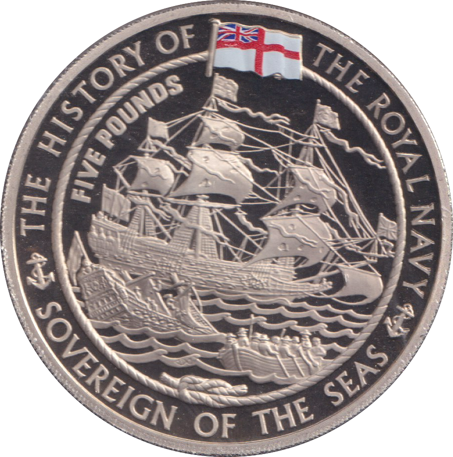2009 SOVEREIGN OF THE SEAS FIVE POUND BAILIWICK OF JERSEY
