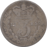 1885 THREEPENCE ( FINE )