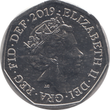 2019 FIFTY PENCE CELEBRATING 100 YEARS OF GIRLGUIDING BU