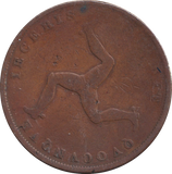 1839 PENNY TOKEN ISLE OF MAN