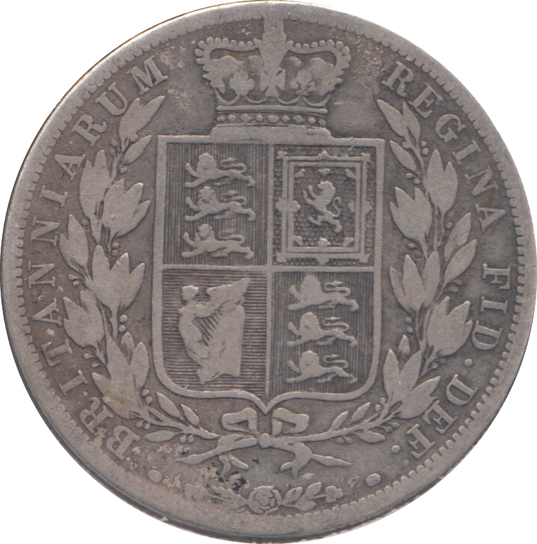 1884 HALFCROWN ( FINE )