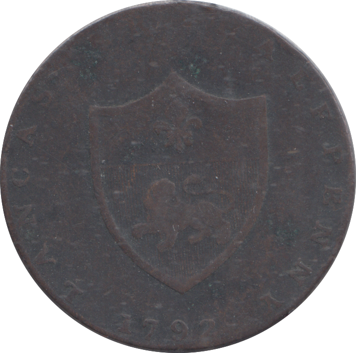 1792 LANCASTER HALFPENNY TOKEN