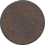 1792 BIRMINGHAM J HOWARD HALFPENNY TOKEN