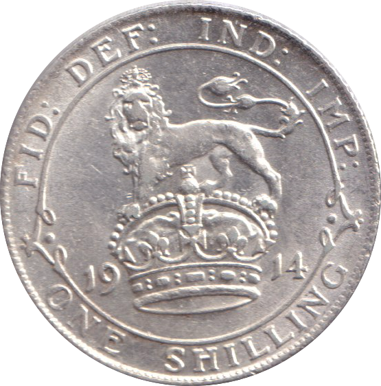 1914 SHILLING ( EF )