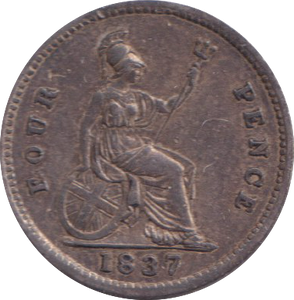 1837 FOURPENCE ( EF )